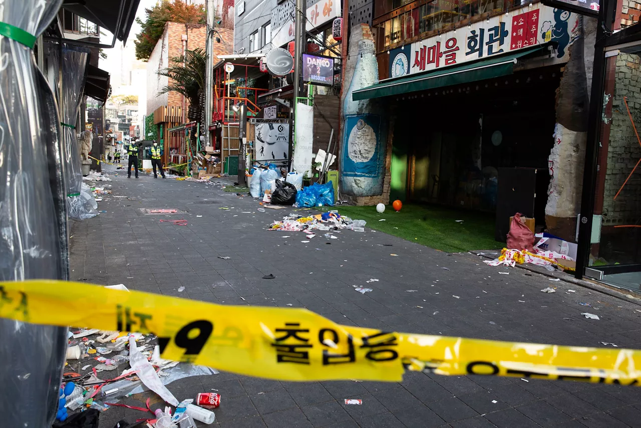 La calle donde ocurrió la tragedia. Foto: EFE