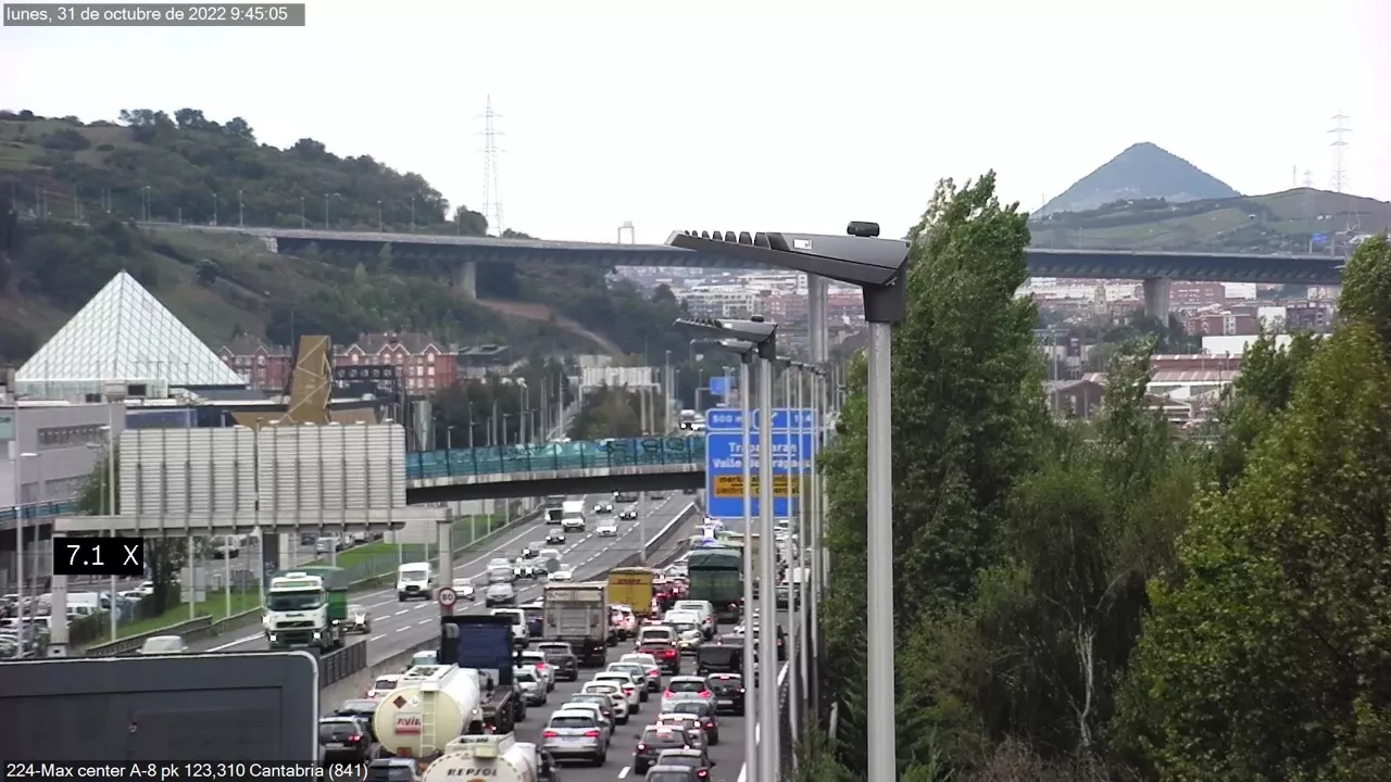 Barakaldo, gaur. Argazkia: @trafikoaEJGV