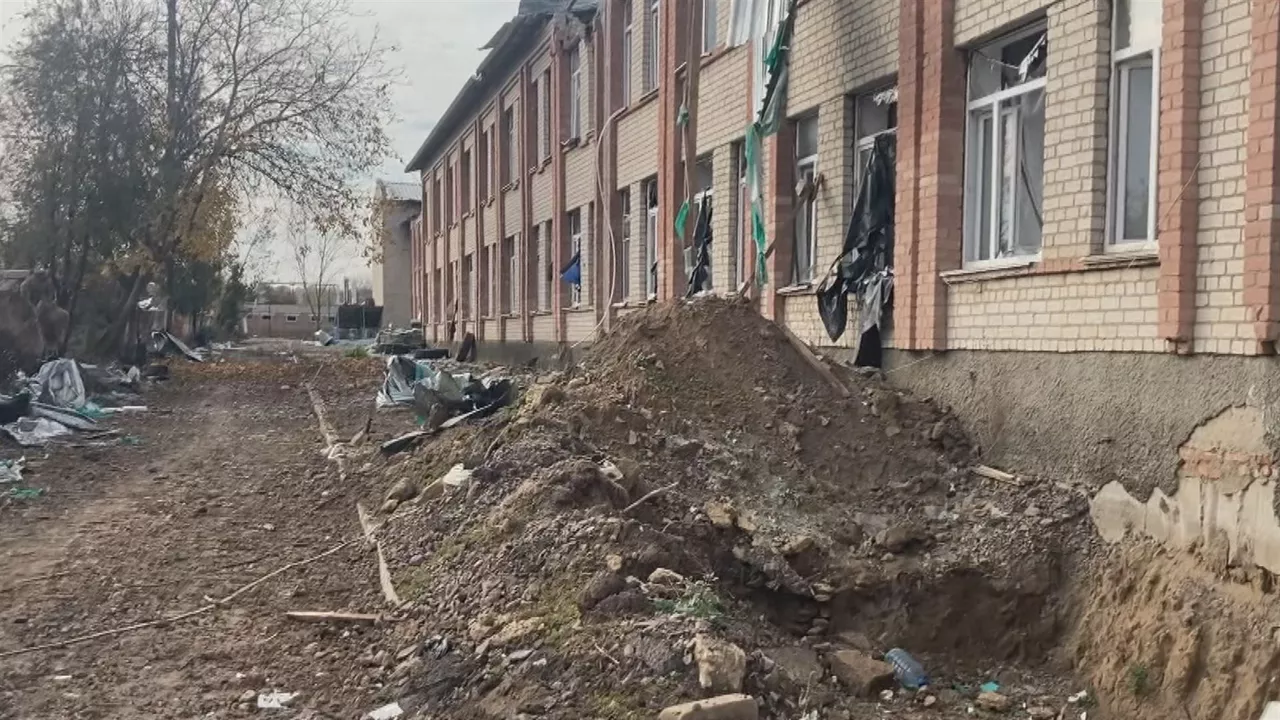 Velyka Oleksandrivka. EITB Mediaren bideo batetik ateratako irudia.