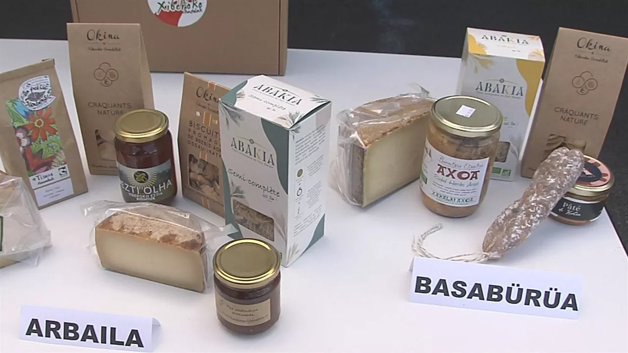 Saskiko produktuak. EITB Mediaren bideo batetik ateratako irudia.