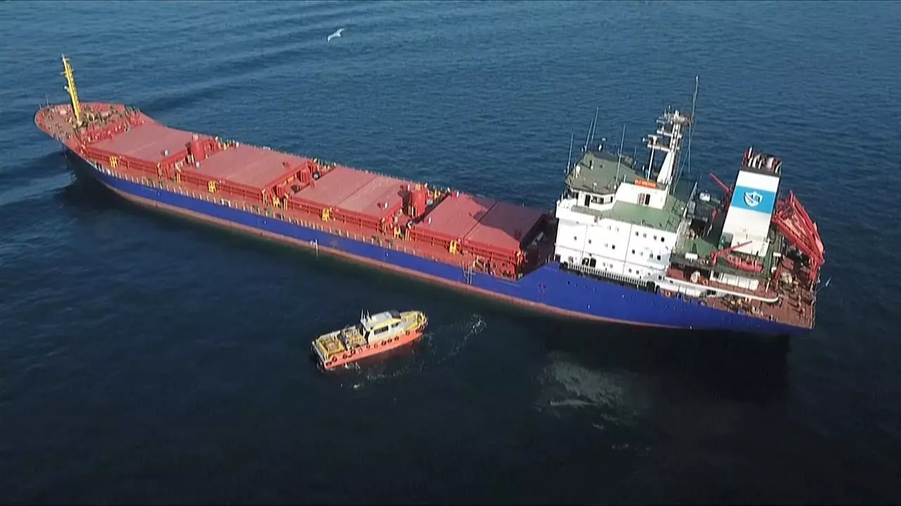 Barcos con cereal. Imagen: EITB Media