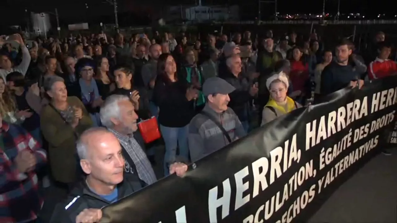 Manifestación en Irun