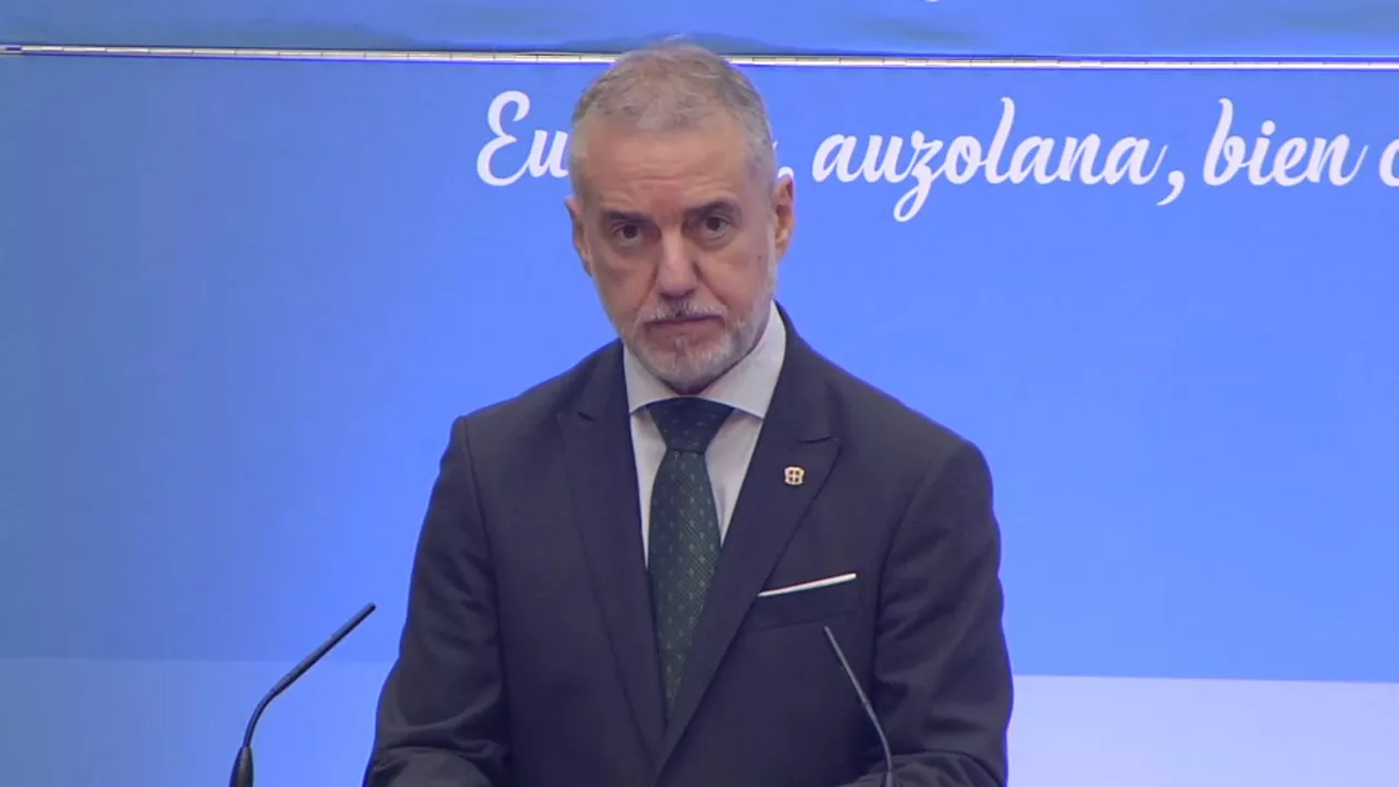 El lehendakari Urkullu. Imagen obtenida de un vídeo de archivo de EITB Media