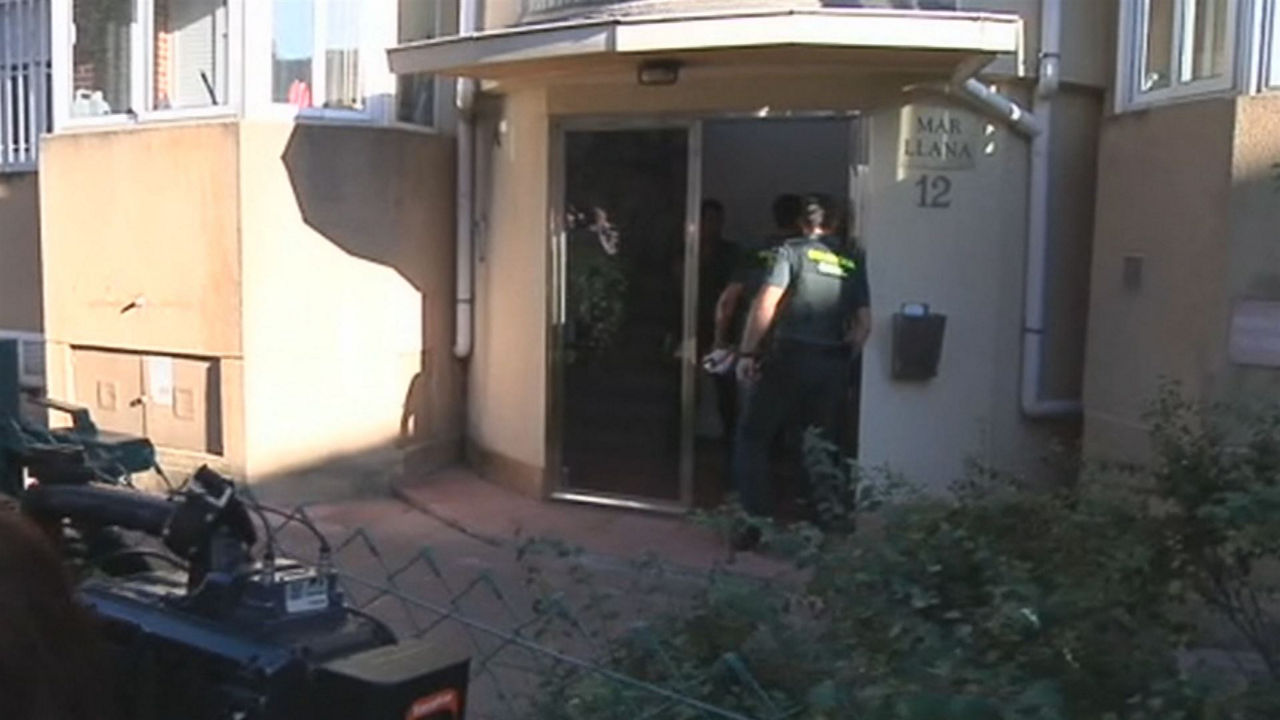 Castron gertatu zen hilketa. Agentzietako bideo batetik ateratako irudia.