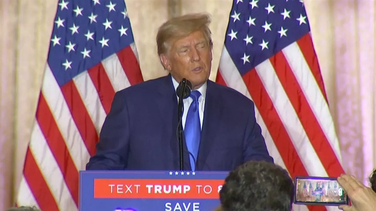 Donald Trump. Agentzietako bideo batetik ateratako irudia.