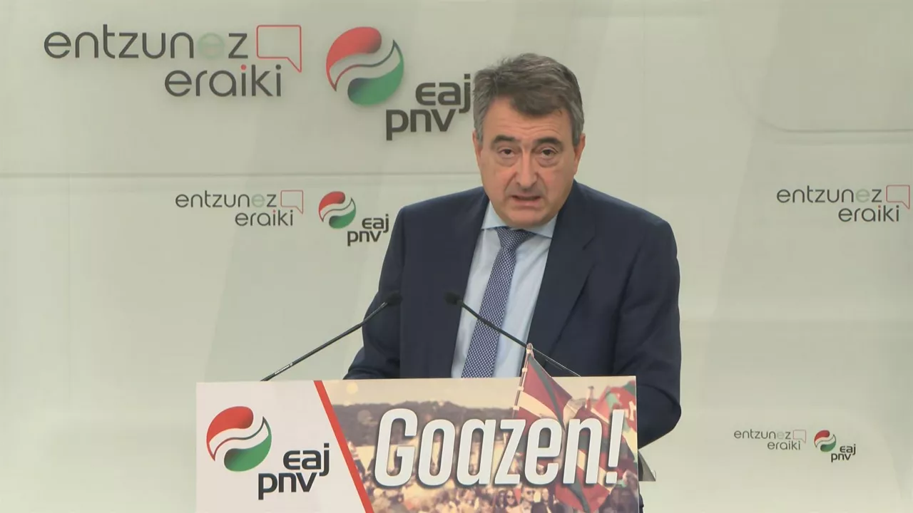 Aitor Estaban. Imagen obtenida de un vídeo de EITB Media.