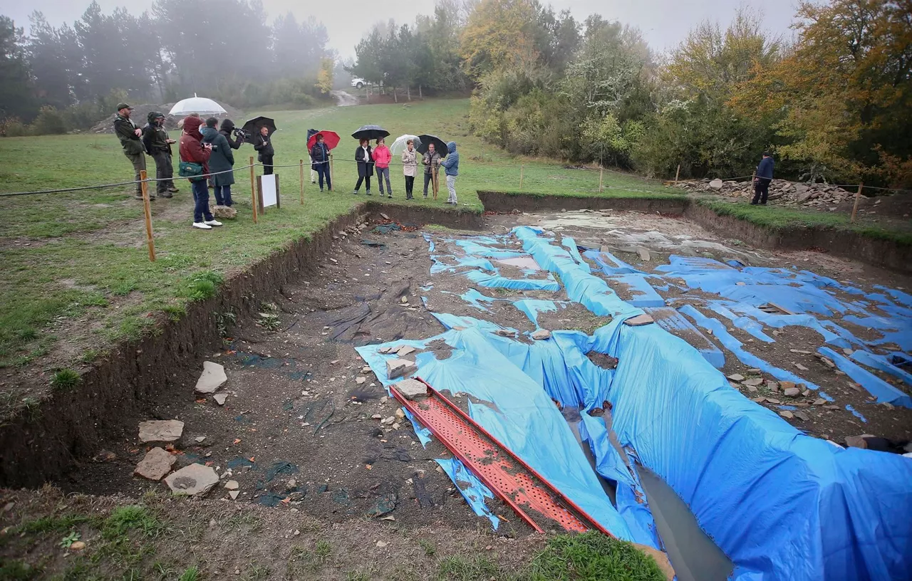 Yacimiento de Irulegi (Navarra). Foto: EFE