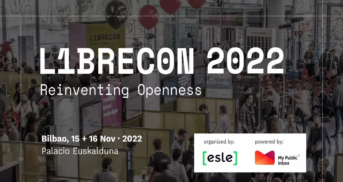 LibreCon ekitaldiaren kartela. Argazkia: LibreCon.