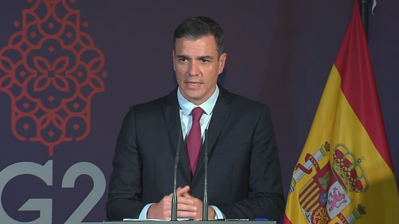 Pedro Sánchez. Imagen obtenida de un vídeo de Europa Press.