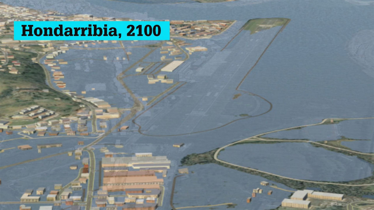 Hondarribia. EITB Mediaren bideo batetik ateratako irudia.
