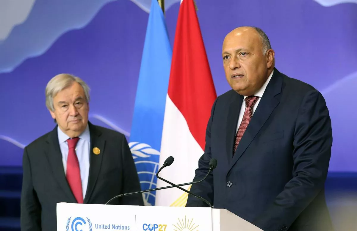 Sameh Shoukry COP27 goi bileraren presidentea