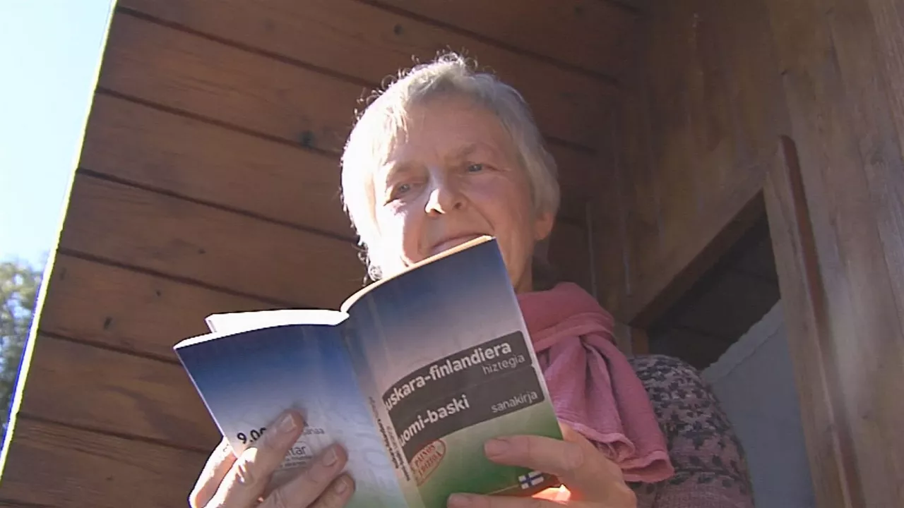 Mia Rissanen finlandiarra. EITB Mediaren bideo batetik ateratako irudia.
