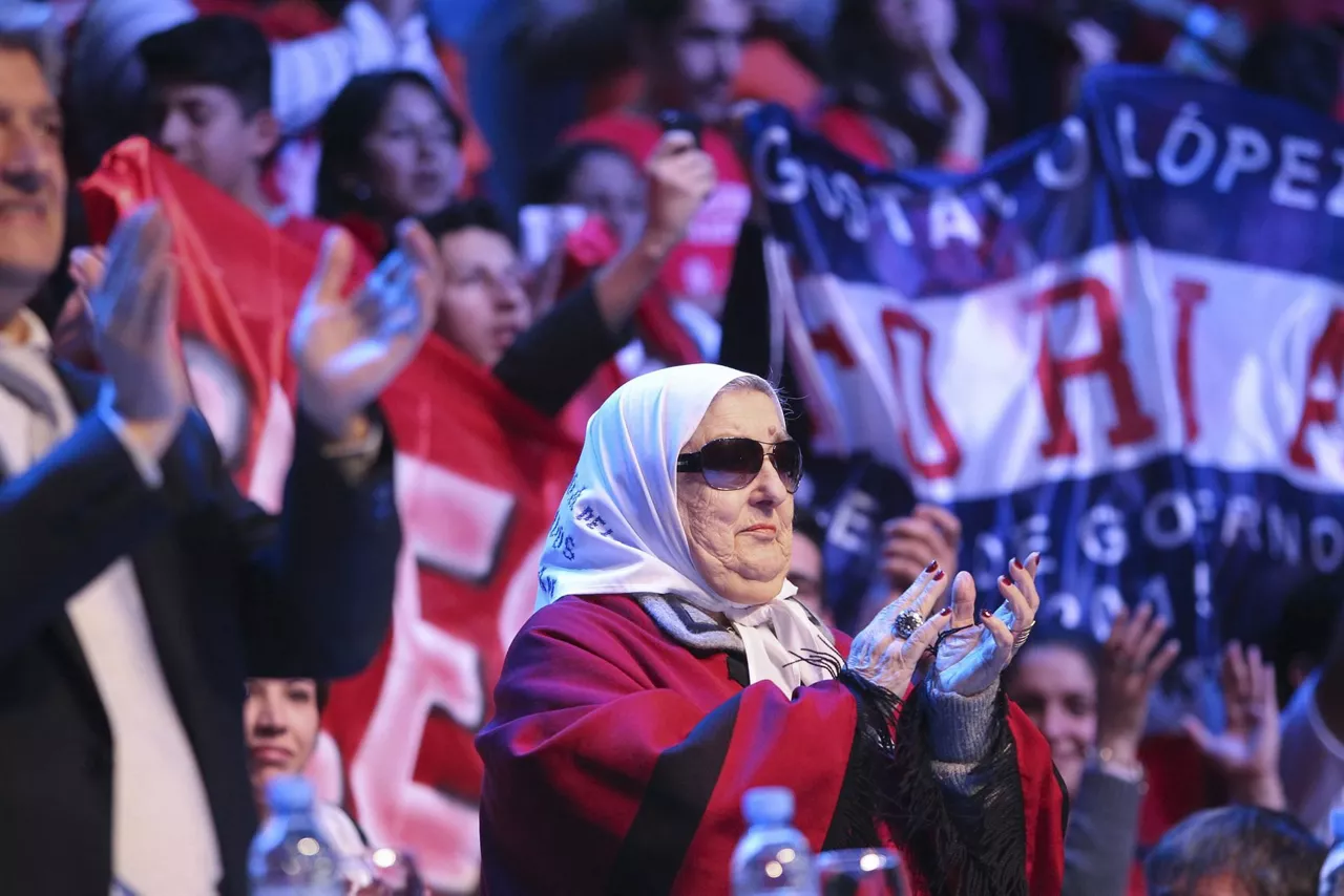 Hebe de Bonafini pasa den abuztuan, EFEren artxiboko irudi batean.