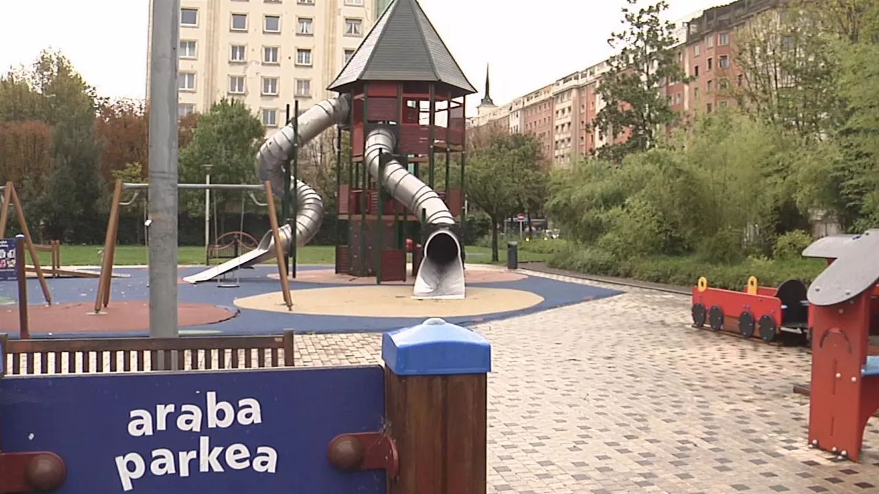 Donostiako Araba parkea. EITB Mediaren bideo batetik ateratako irudia.