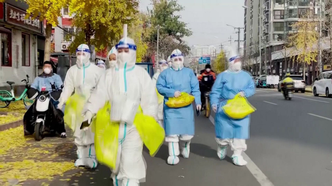 Txina. Agentzietako bideo batetik ateratako irudia.