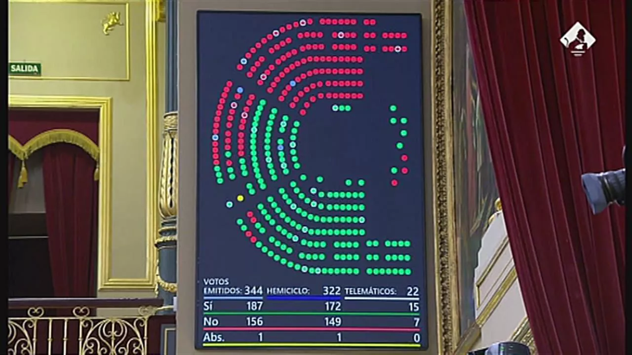 Bozketaren emaitza. Irudia: Diputatuen Kongresua