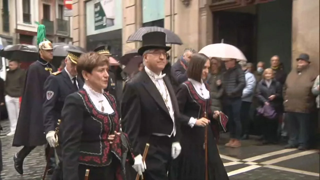 Día de San Saturnino en Pamplona. Imagen obtenida de un vídeo de EITB Media.