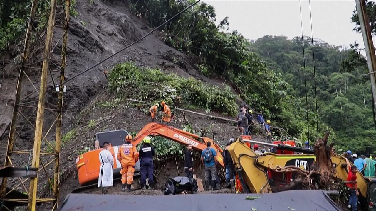 Alud en Colombia