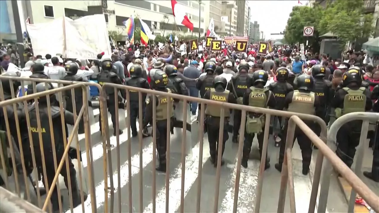 Manifestaciones en Perú