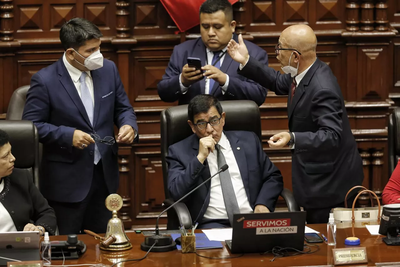 Presidente del Congreso William Zapata.EFE
