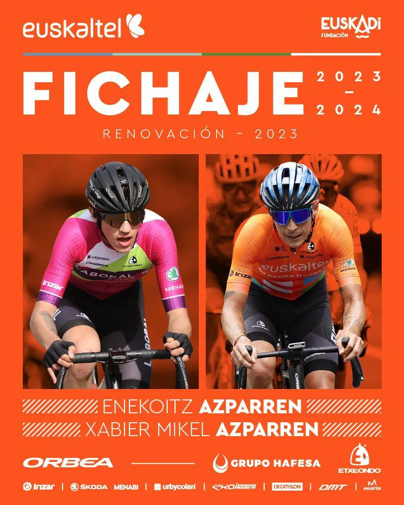 Enekoitz y Xabier Mikel Azparren.