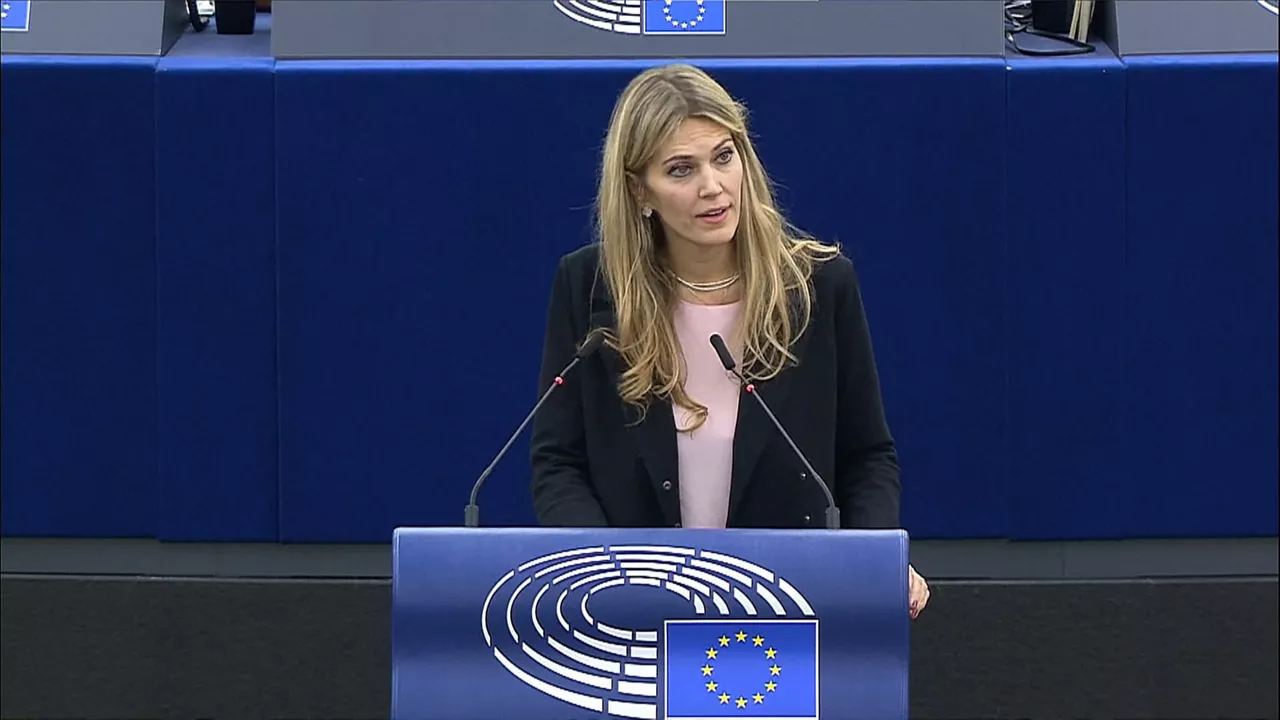 Eva Kaili Europako Parlamentuko presidenteordea. Argazkia: EITB Media