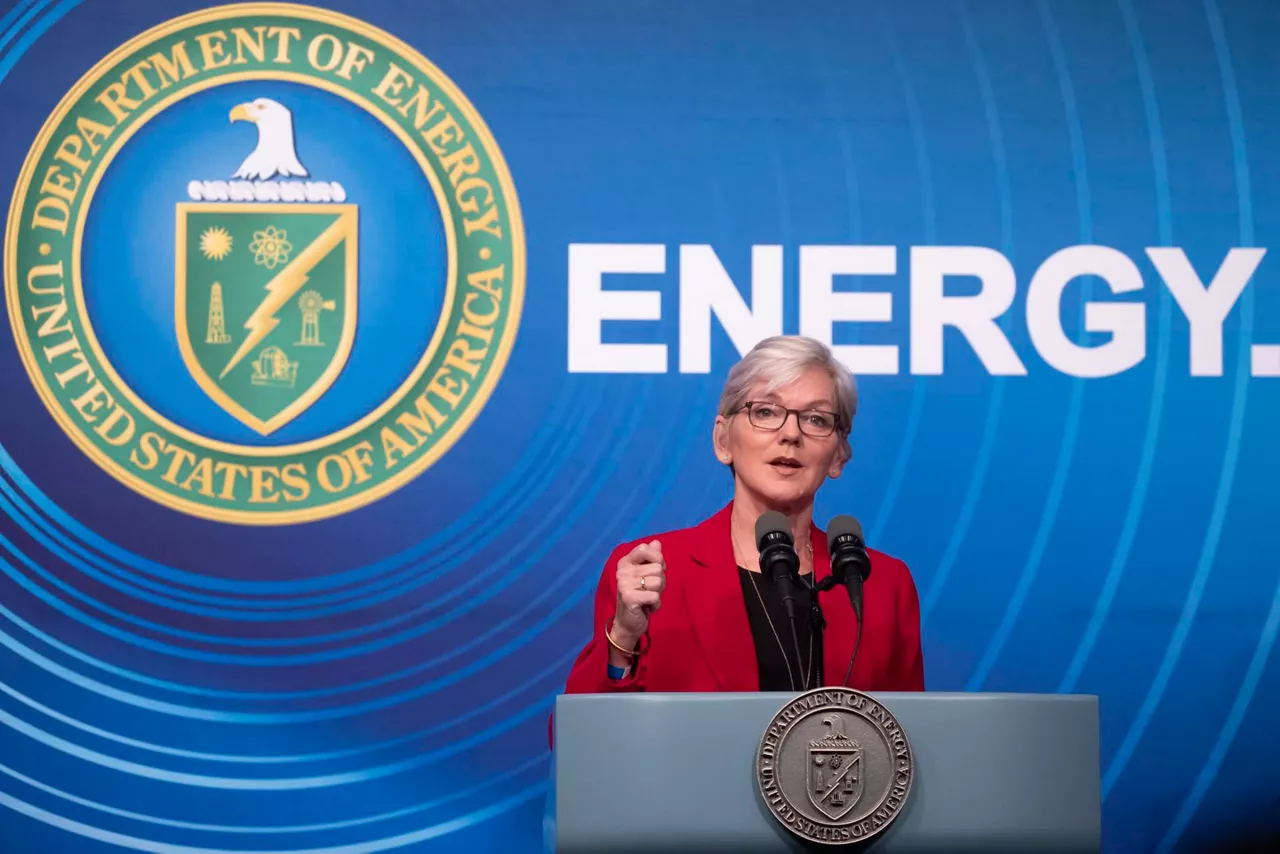 Jennifer Granholm AEBko Energia idazkaria, prentsaurrekoan. Argazkia: EFE
