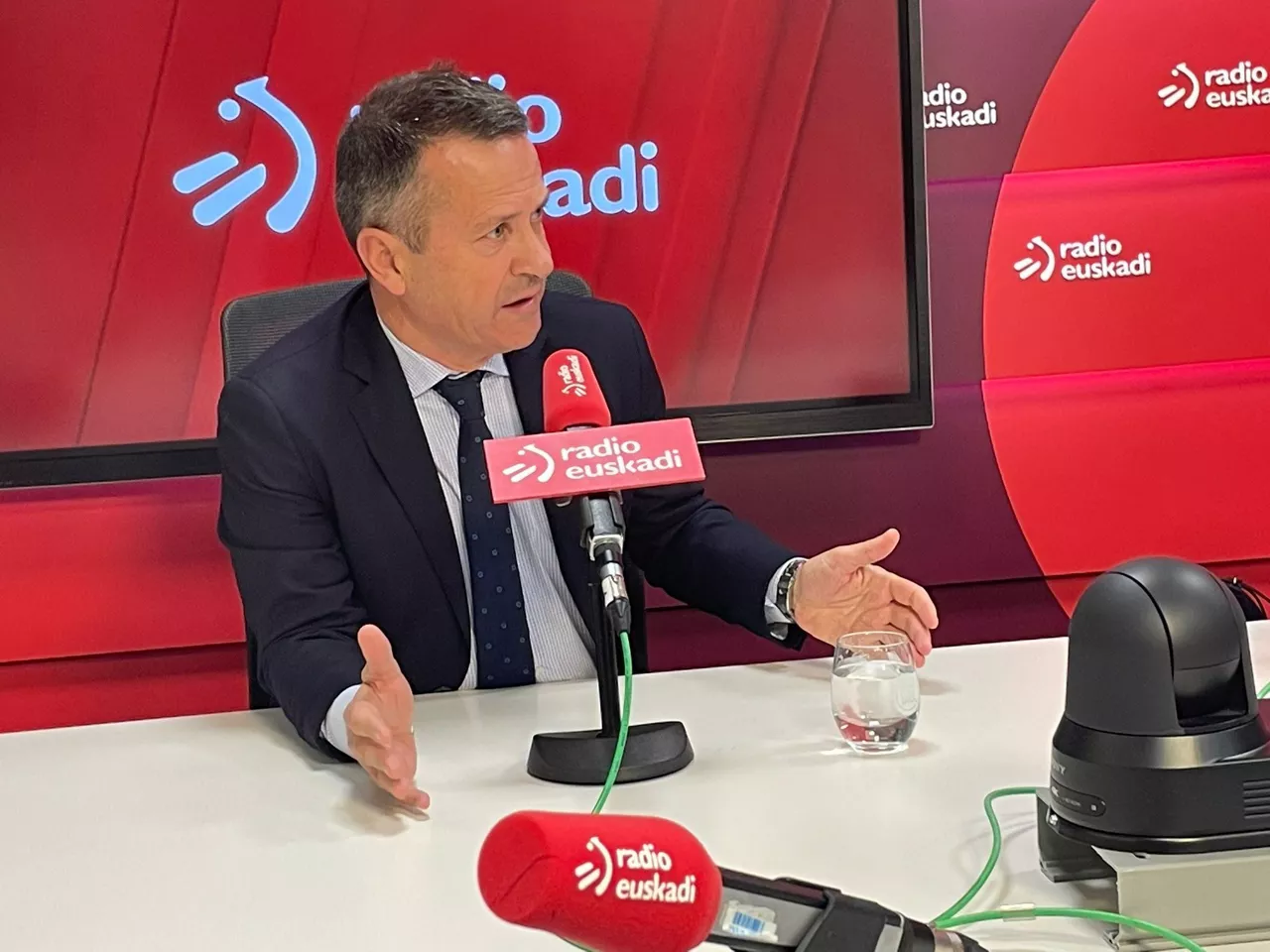 Bildarratz, en un momento de la entrevista.