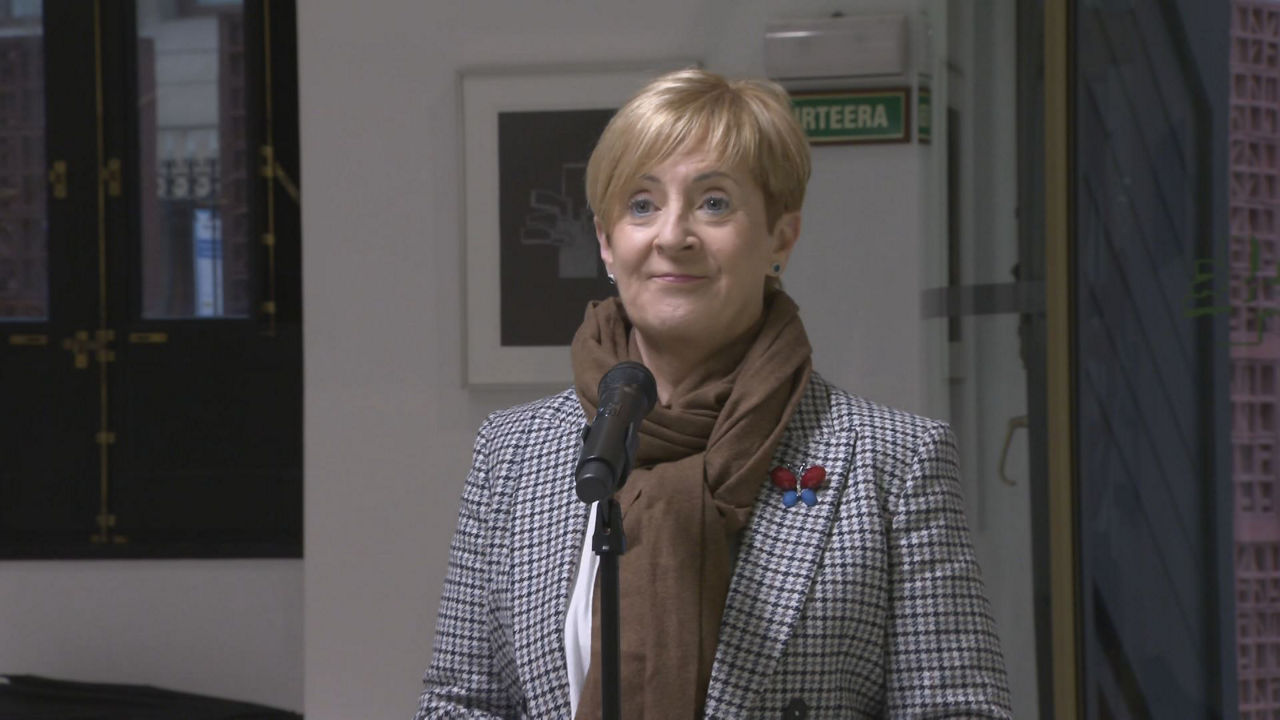 Arantxa Tapia. Imagen obtenida de un vídeo de EITB Media.