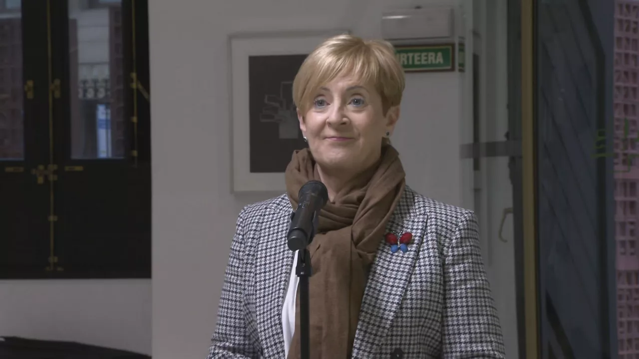Arantxa Tapia. Imagen obtenida de un vídeo de EITB Media.