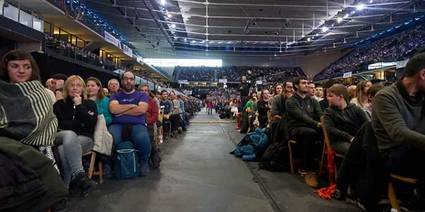 Nafarroa Arena hasta arriba de gente. EITB Media.