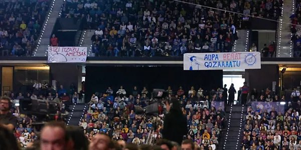 Nafarroa Arena hasta arriba de gente. EITB Media.