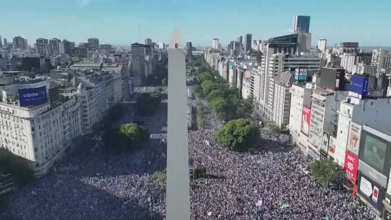 Buenos Aires. Agentzietako bideo batetik ateratako irudia.
