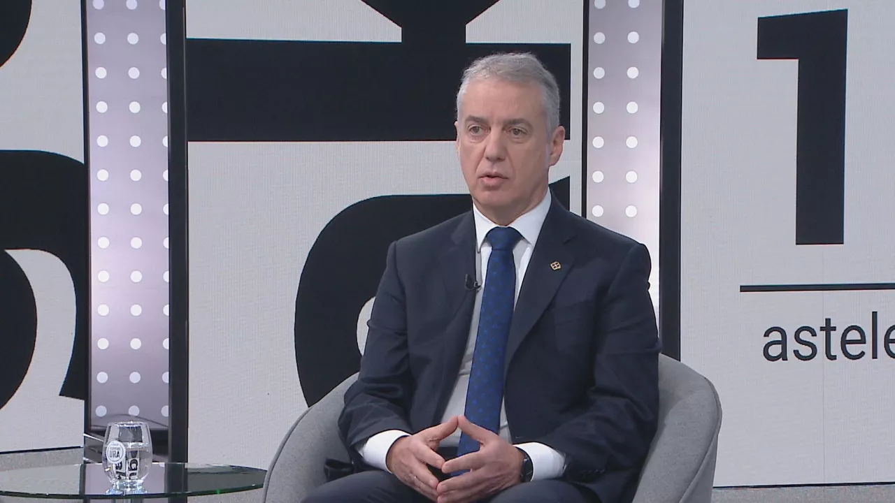 Iñigo Urkullu. EITB Mediaren bideo batetik ateratako irudia.