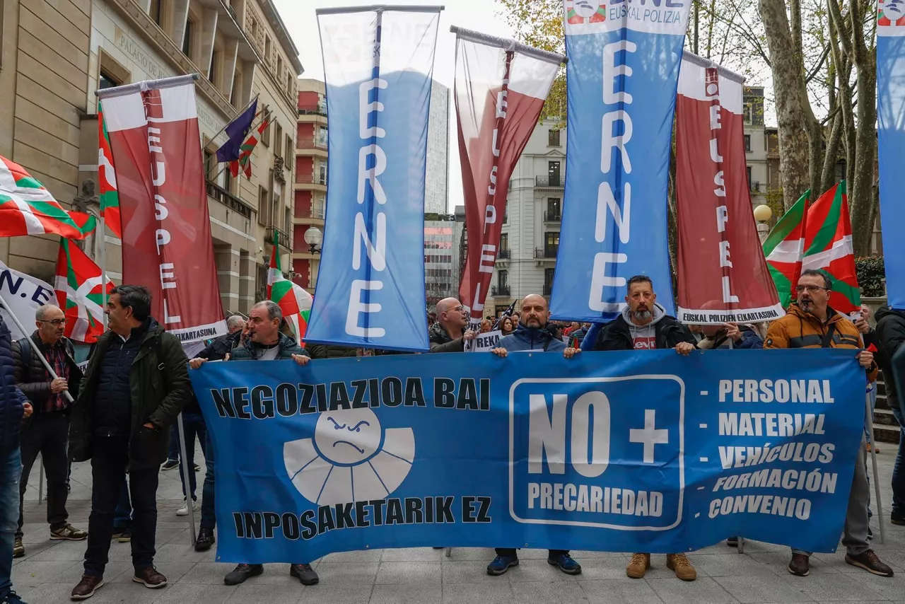 protesta ertzaintza bilbao