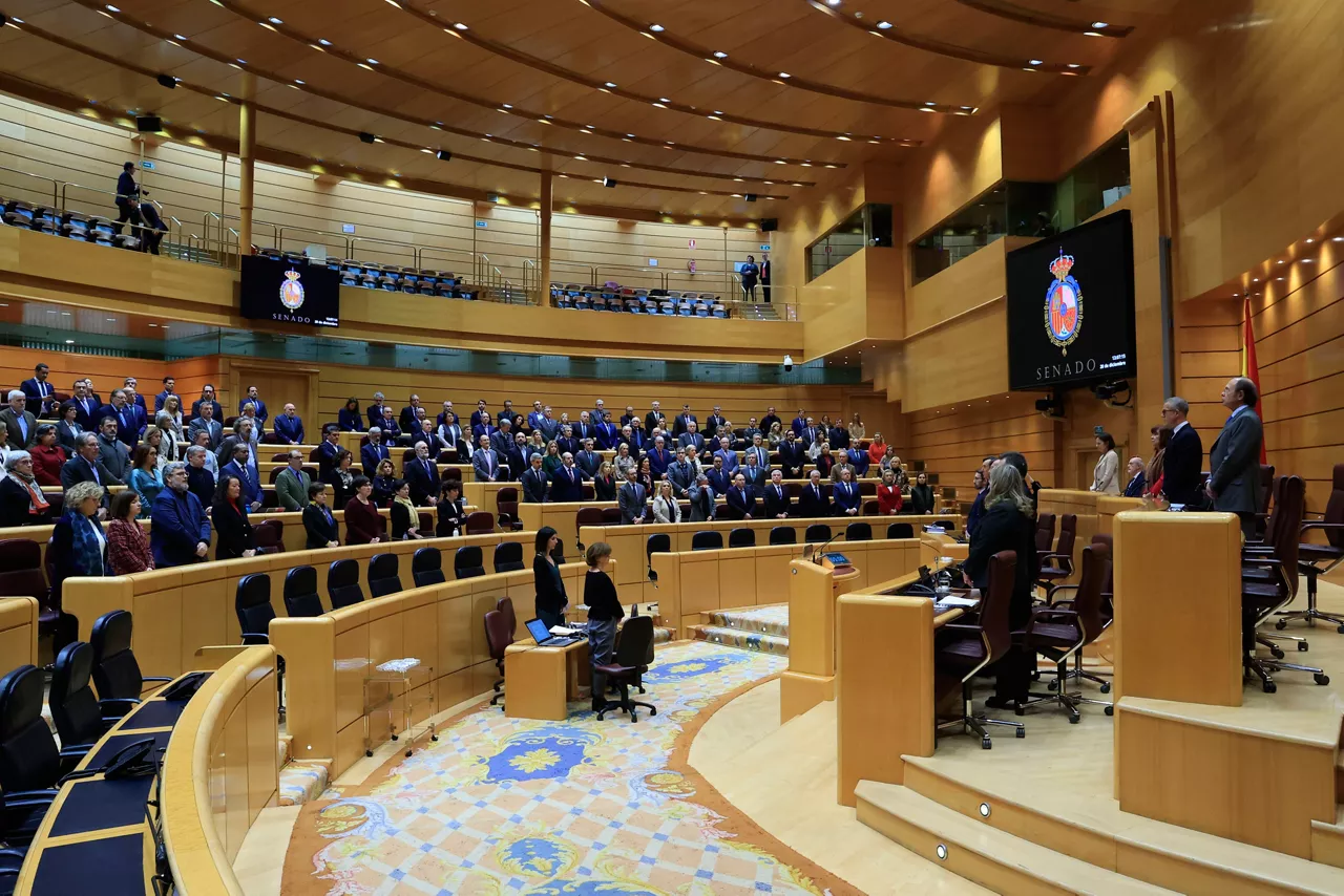 Imagen de archivo de un Pleno del Senado. Foto: EFE.