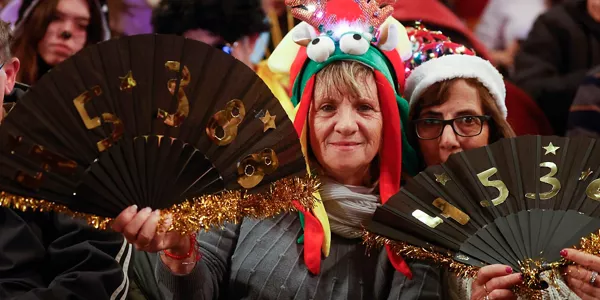 Sorteo de la Lotería de Navidad. Foto: EFE.