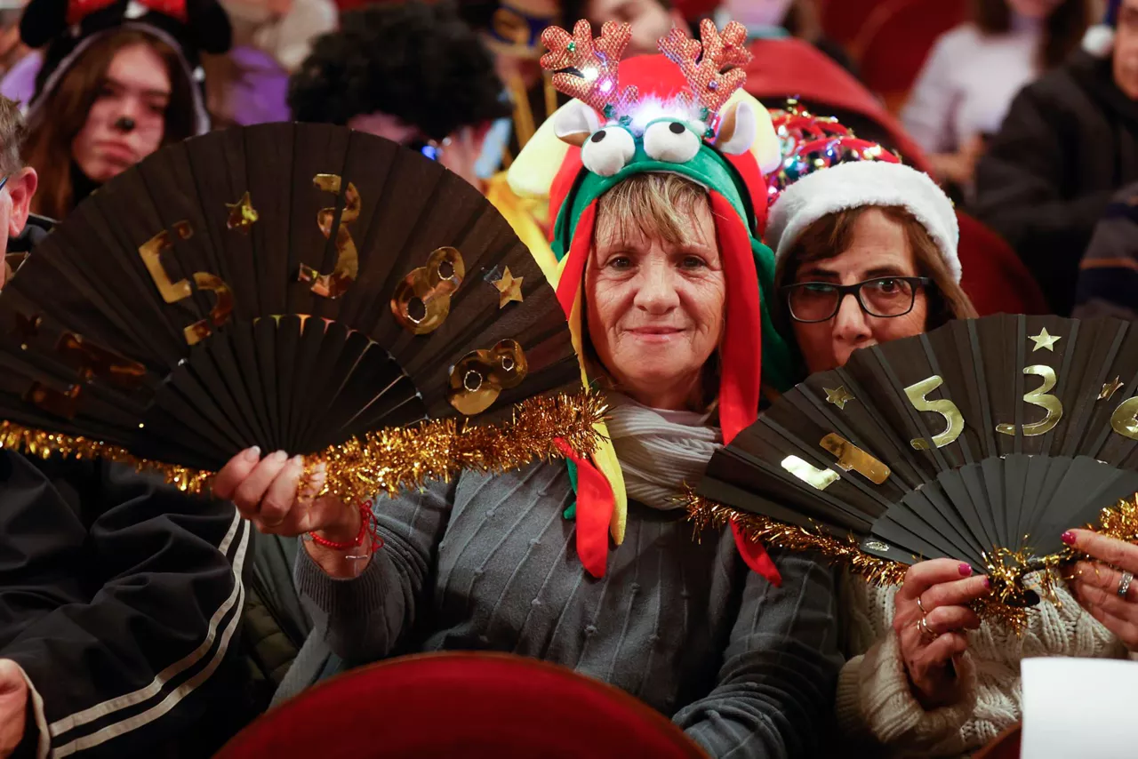 Sorteo de la Lotería de Navidad. Foto: EFE.