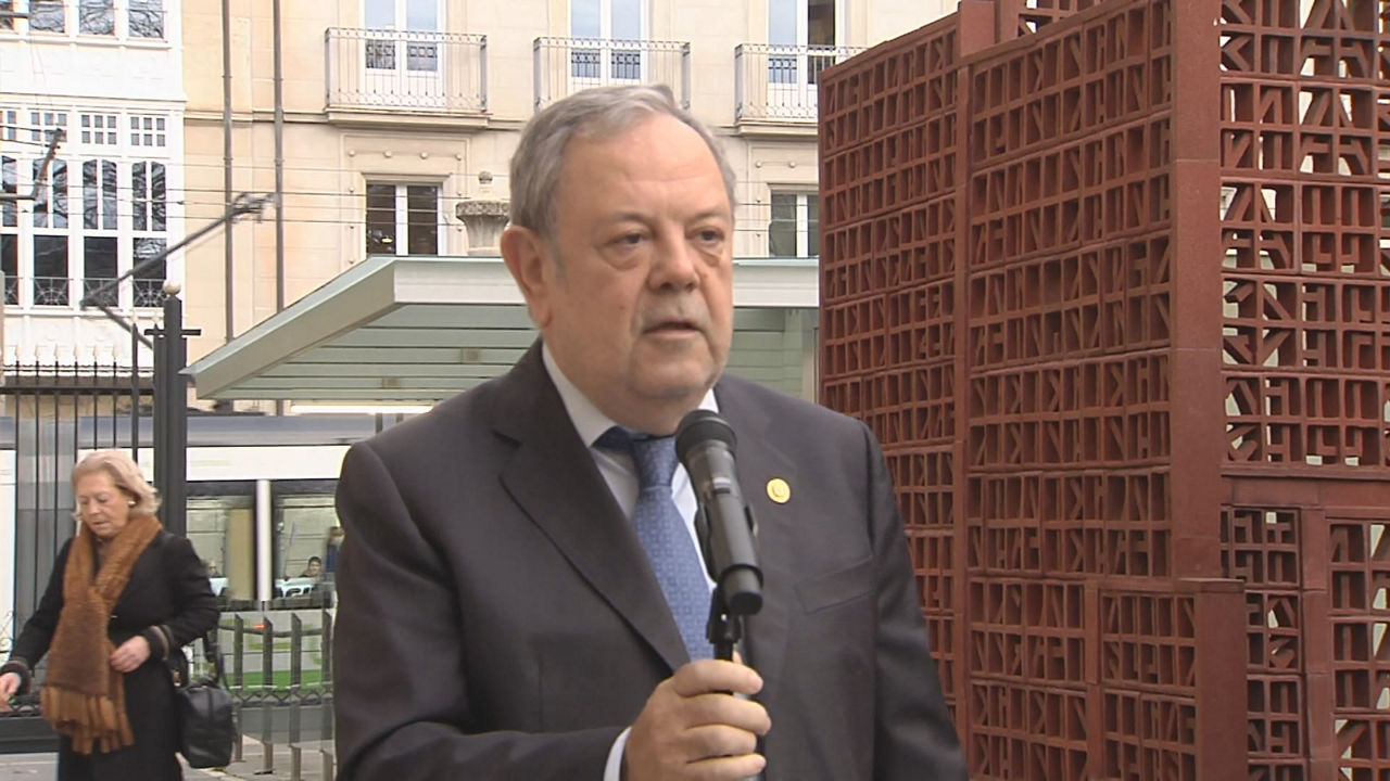 Pedro Azpiazu. Imagen obtenida de un vídeo de EITB Media.