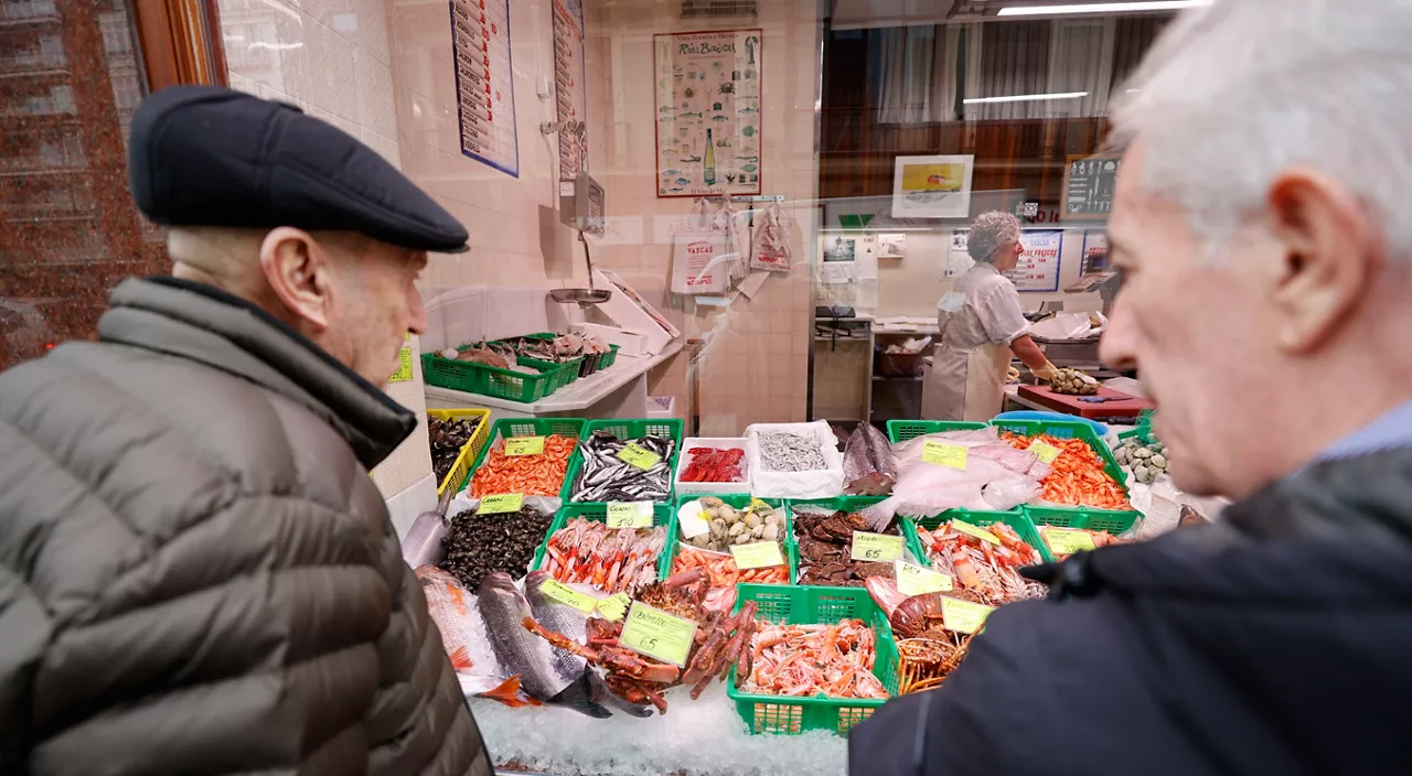 marisco pescado alimentos mariskoa arraina elikagaiak erosketa compras