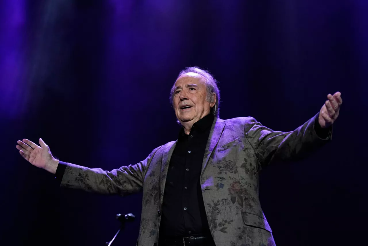 Joan Manuel Serrat, en su último concierto. Foto: EFE