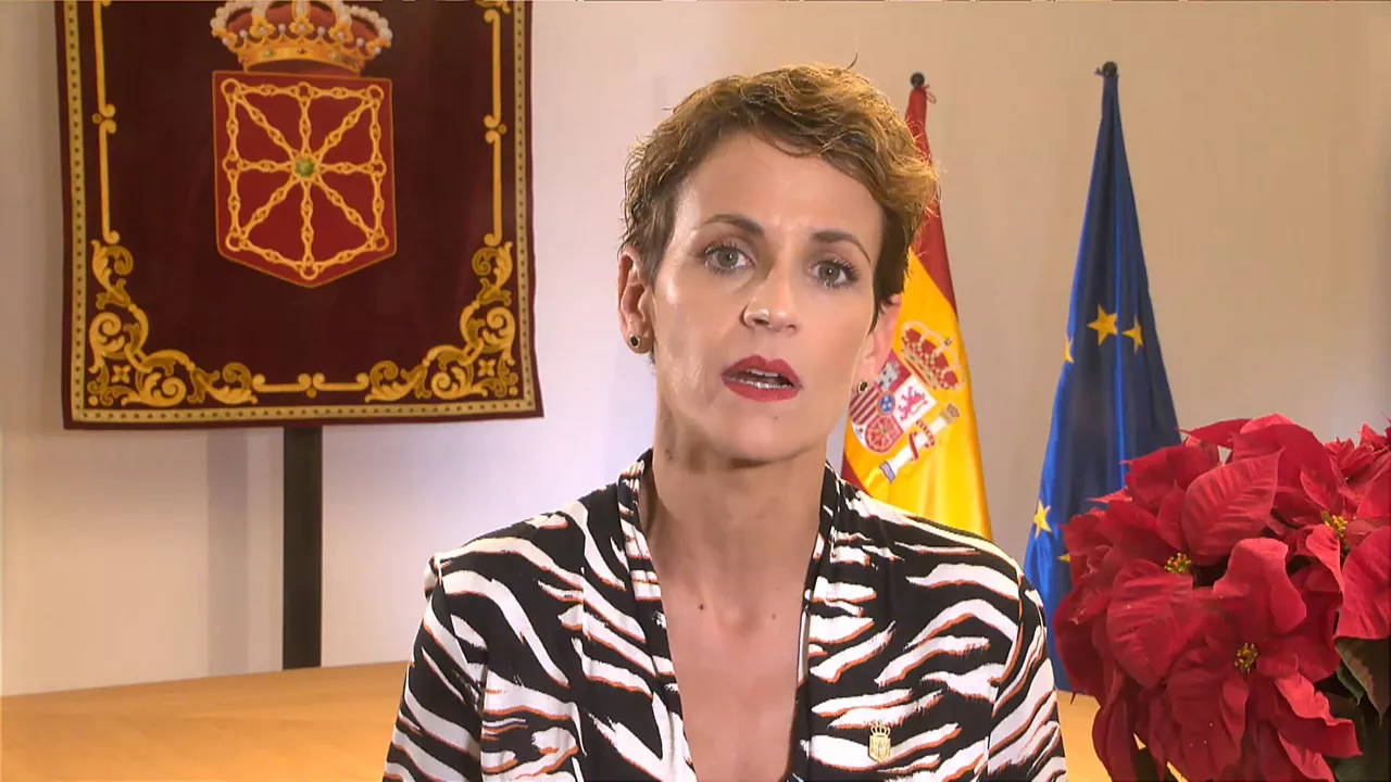 Mensaje de fin de año de María Chivite.
