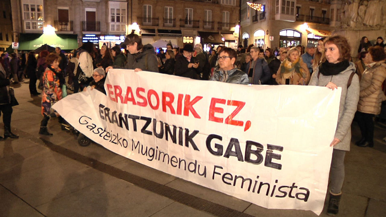 Concentración en Gasteiz