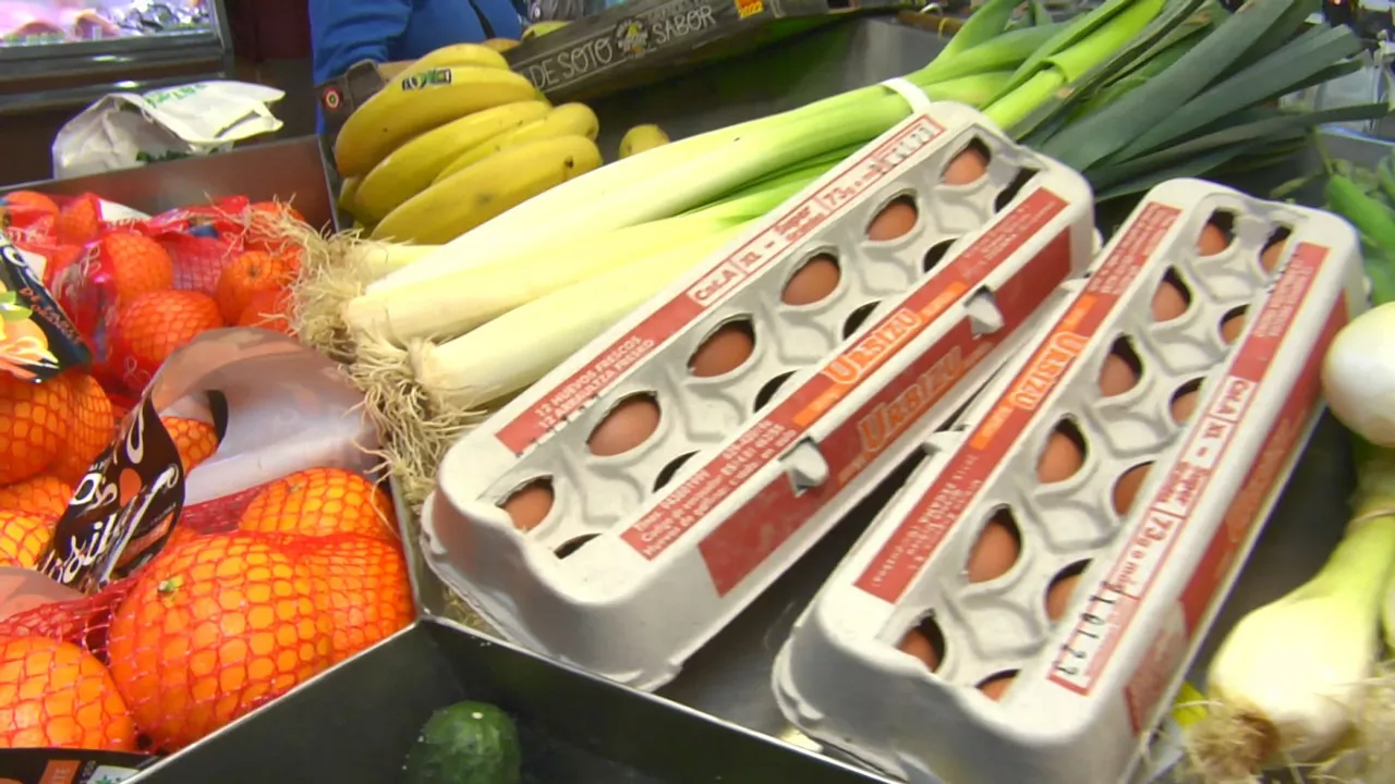 BEZaren murrizketak, besteak bestem, arrautzei, barazkiei eta frutei eragiten die. EITB Media