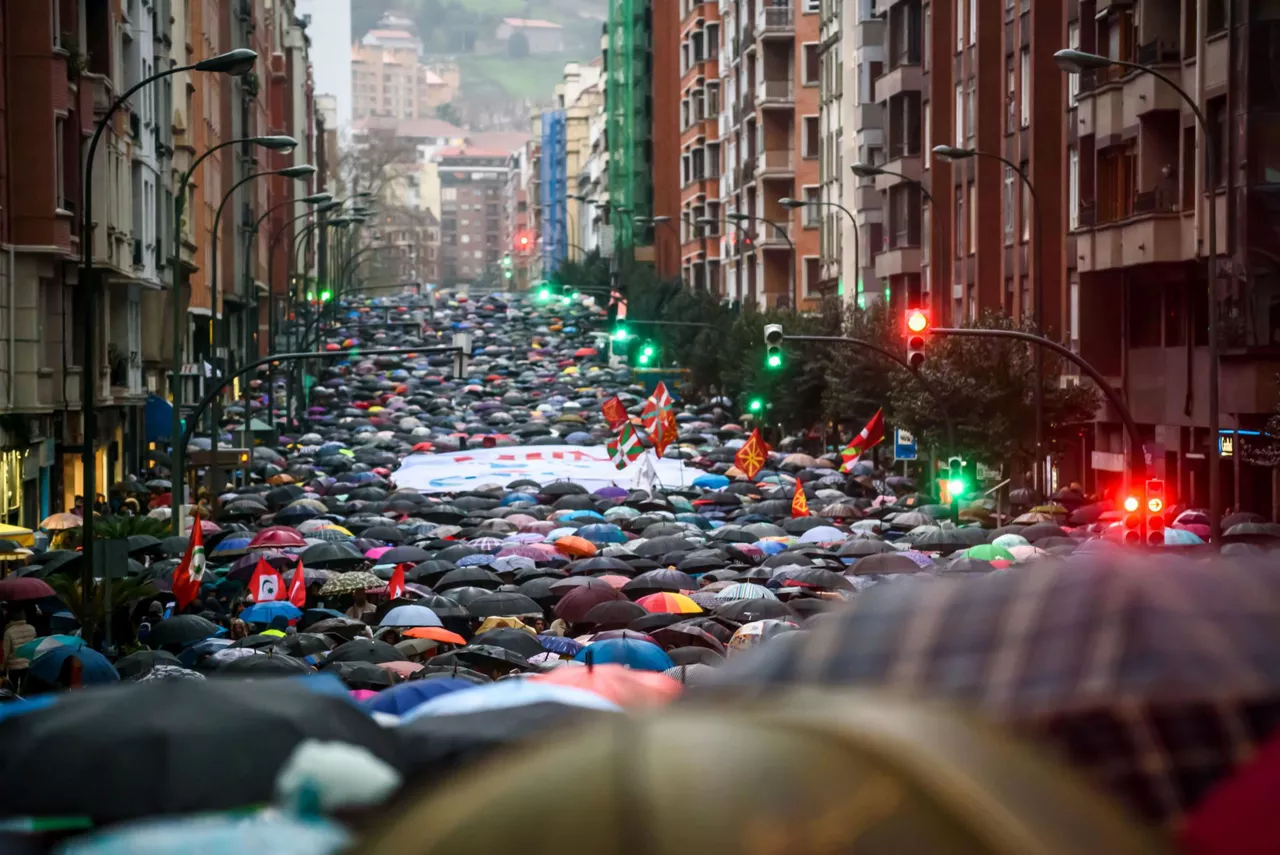 manifestazioa_sare_Bilbo efe