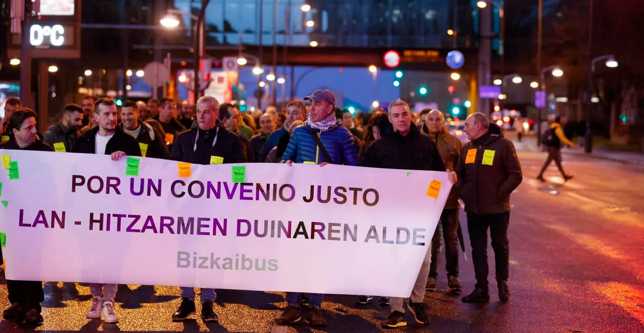 bizkaibus huelga greba