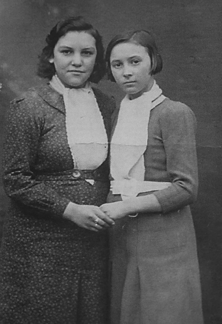 lucia frankismoko ume bilbotarra eta  flandesen hartutako rachelle efe