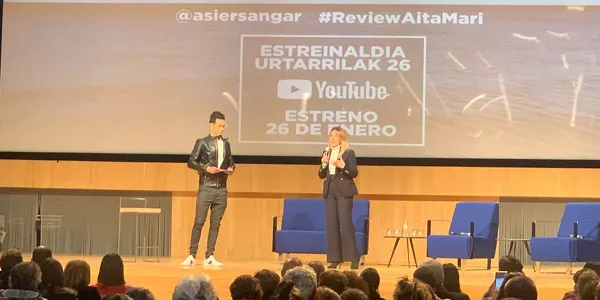 'Review: Aita Mari'ren aurrestreinaldia. Irudia: EITB