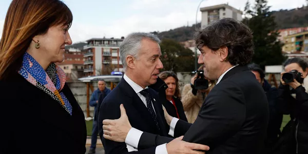  Idoia Mendia, Iñigo Urkullu eta Eneko Andueza