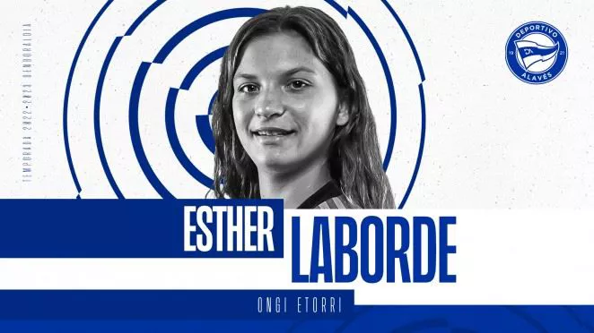 Esther Laborde. Foto: deportivoalaves.com.